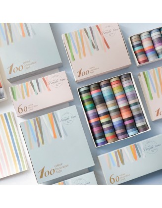 Macaron Washi Tape Box Sets