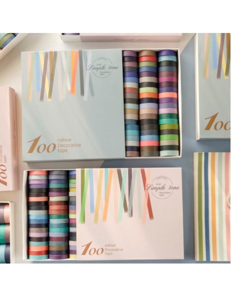 Macaron Washi Tape Box Sets