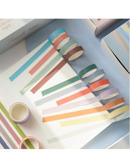 Macaron Washi Tape Box Sets