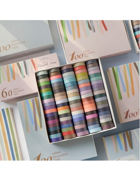 Macaron Washi Tape Box Sets