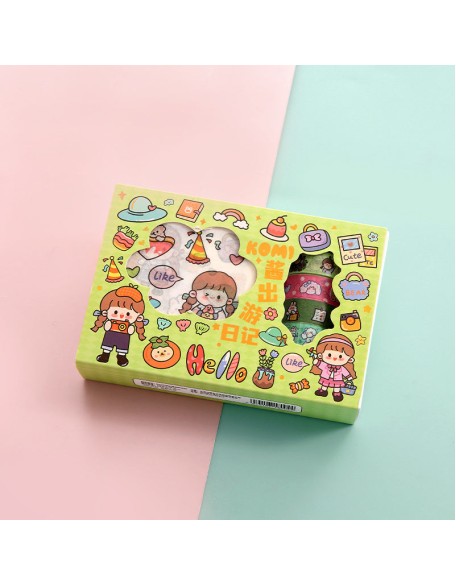 Cute Komi Washi Tape Box Sets