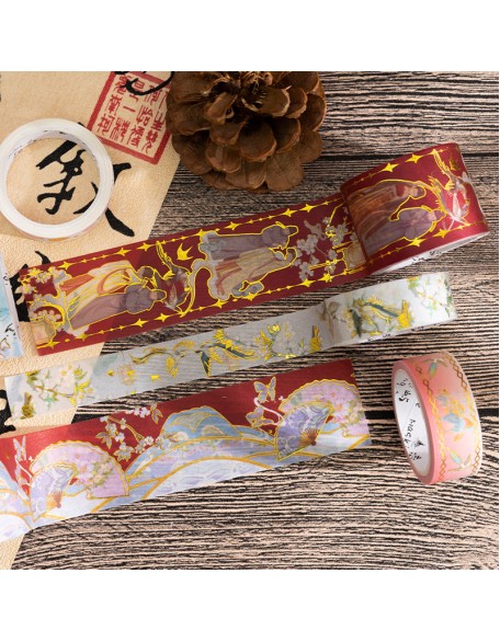 Cute Gold Detail Washi Tape Box Set