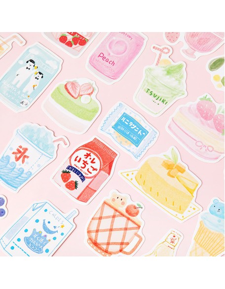 Cute Snack Shop Mini Postcard Set