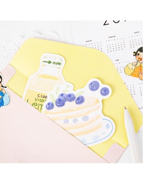 Cute Snack Shop Mini Postcard Set