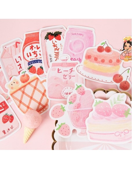 Cute Snack Shop Mini Postcard Set