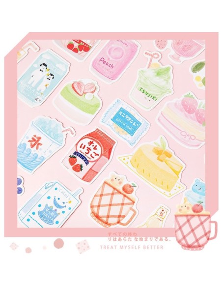 Cute Snack Shop Mini Postcard Set