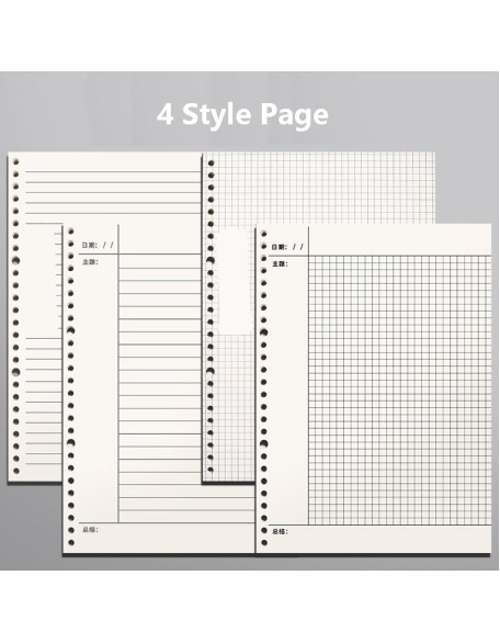 Loose Leaf Paper Refill Sheets