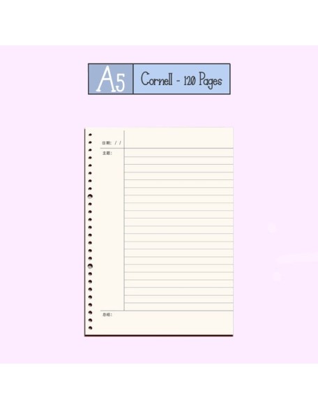 Loose Leaf Paper Refill Sheets