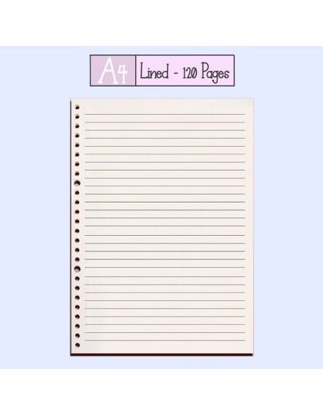 Loose Leaf Paper Refill Sheets