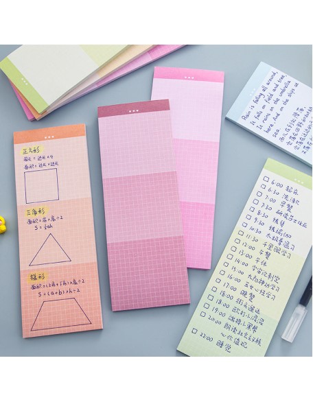 Cute Gradient Colour Grid Notepad