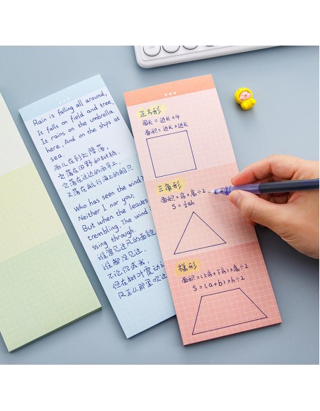 Cute Gradient Colour Grid Notepad