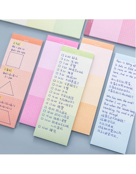 Cute Gradient Colour Grid Notepad