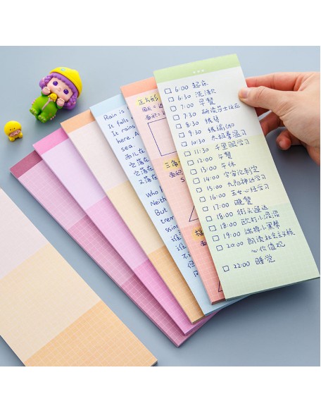 Cute Gradient Colour Grid Notepad