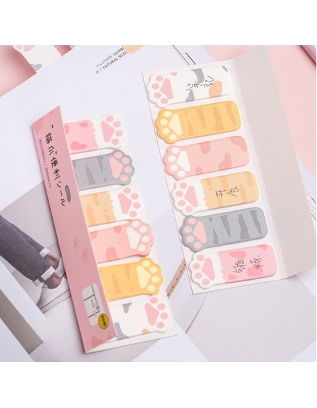 Cute Cat Paw Sticky Notes