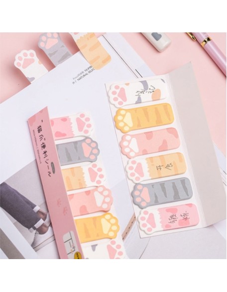 Cute Cat Paw Sticky Notes