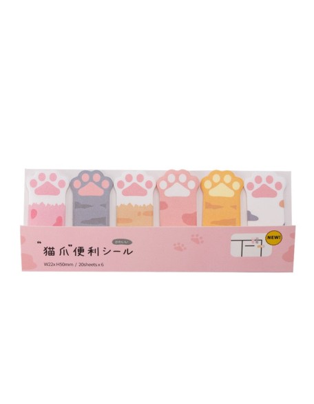 Cute Cat Paw Sticky Notes