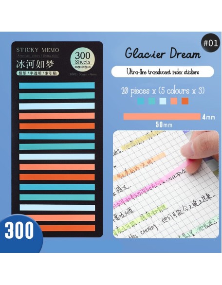 Index Translucent Sticky Notes