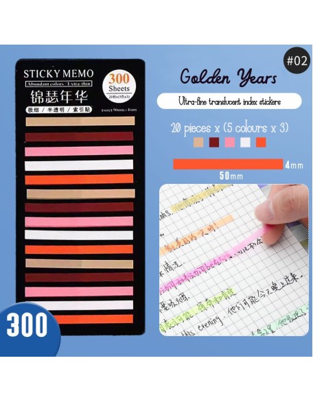 Index Translucent Sticky Notes