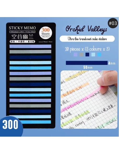 Index Translucent Sticky Notes