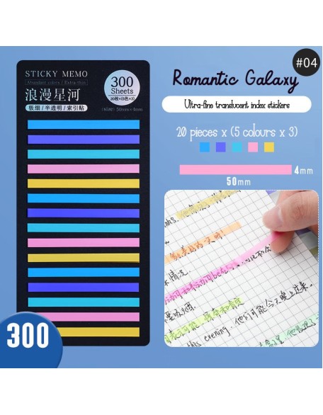 Index Translucent Sticky Notes