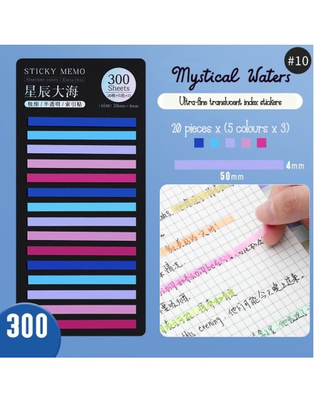 Index Translucent Sticky Notes