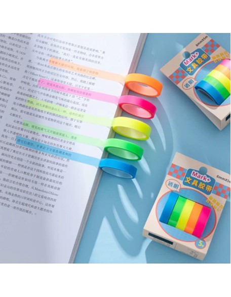 Semi Transparent Highlighter PET Tape