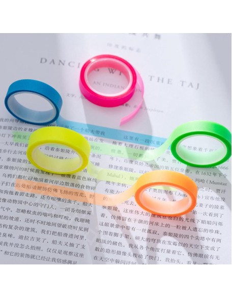 Semi Transparent Highlighter PET Tape