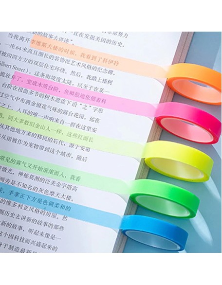 Semi Transparent Highlighter PET Tape