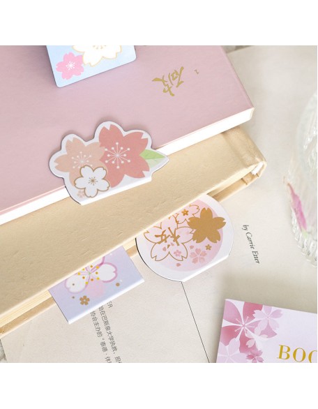 Cherry Blossom Magnetic Bookmark Sets