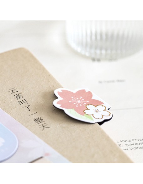 Cherry Blossom Magnetic Bookmark Sets