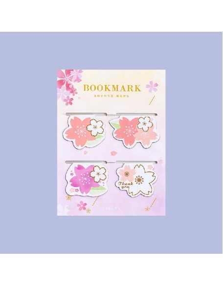 Cherry Blossom Magnetic Bookmark Sets