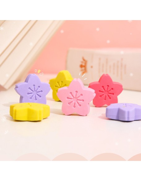 Cherry Blossom Eraser Set