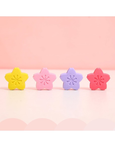 Cherry Blossom Eraser Set