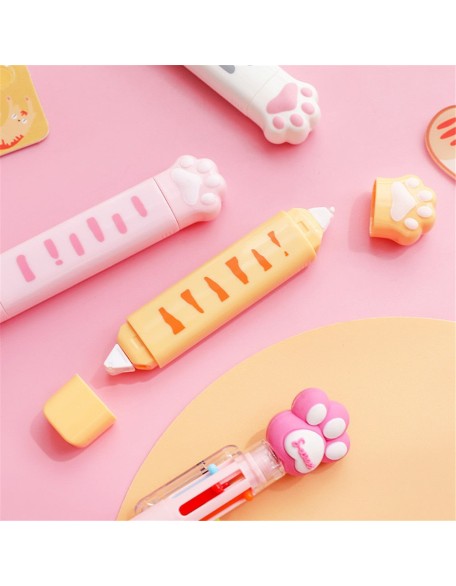 2 In 1 Cute Cat Paw 4M Correction Tape and 3M Glue Tape