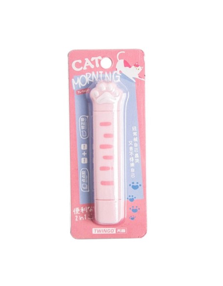 2 In 1 Cute Cat Paw 4M Correction Tape and 3M Glue Tape