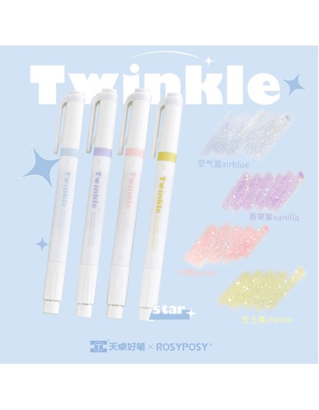 Twinkle Dual Sided Shimmer Highlighter Sets