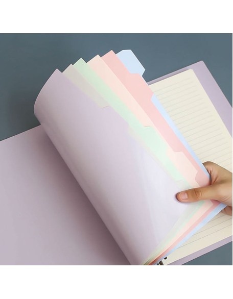 Pastel Metal Binder Notebook