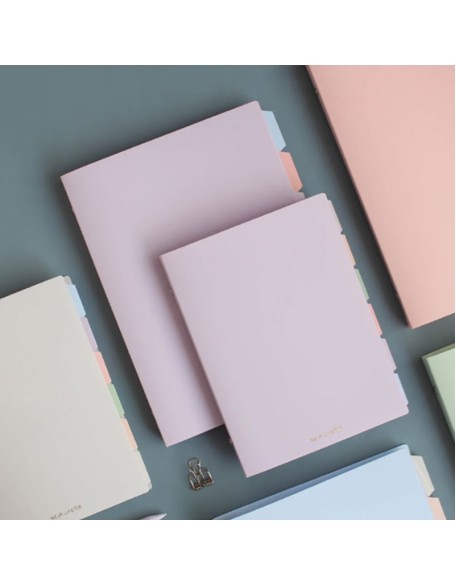 Pastel Metal Binder Notebook