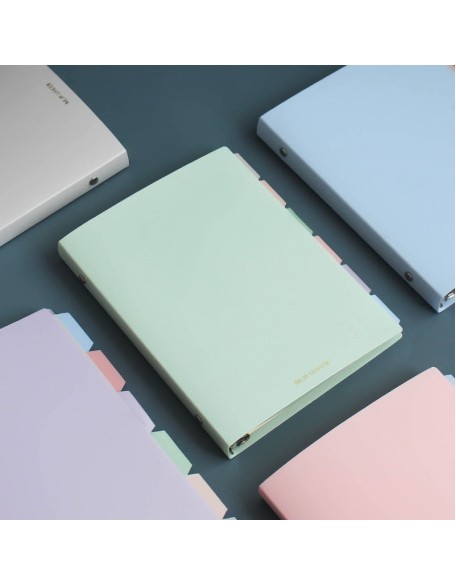 Pastel Metal Binder Notebook