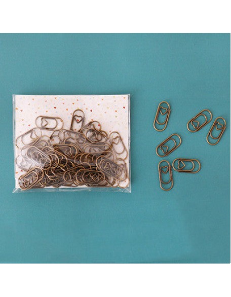 Mini Heart Paper Clips