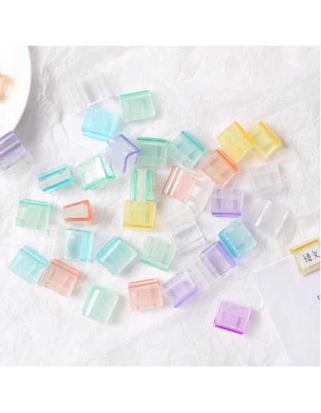 Candy Colour Transparent Paper Clips