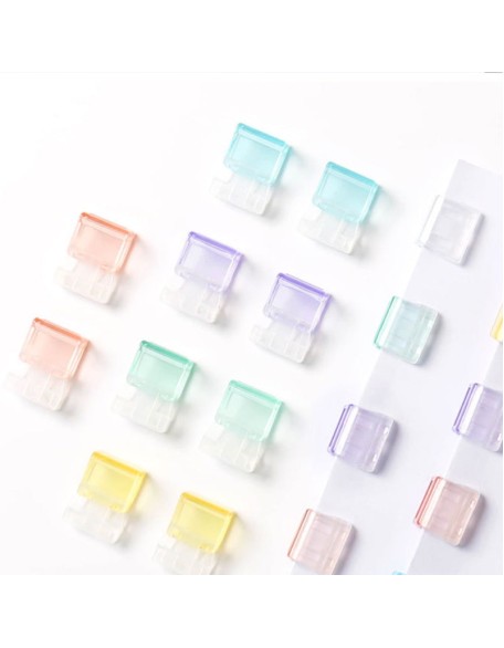 Candy Colour Transparent Paper Clips