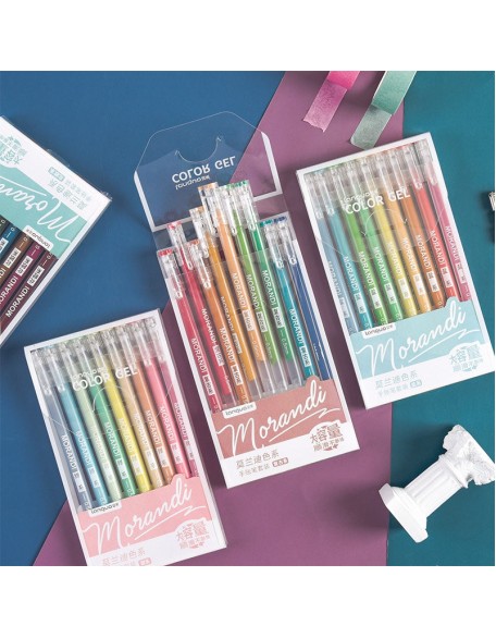 Morandi Needlepoint Gel Ink Pens