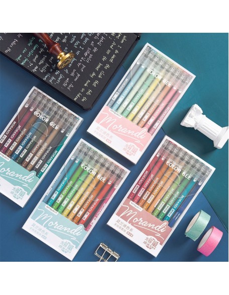 Morandi Needlepoint Gel Ink Pens