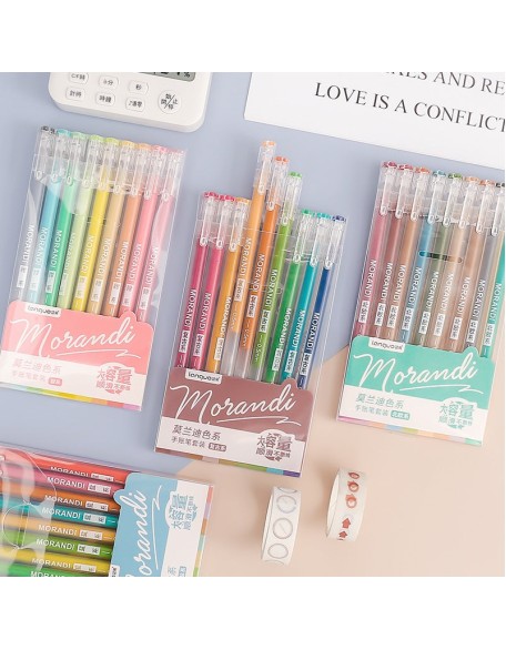 Morandi Needlepoint Gel Ink Pens