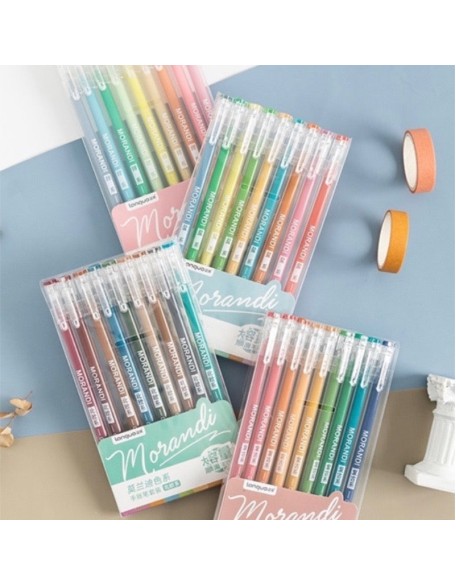 Morandi Needlepoint Gel Ink Pens