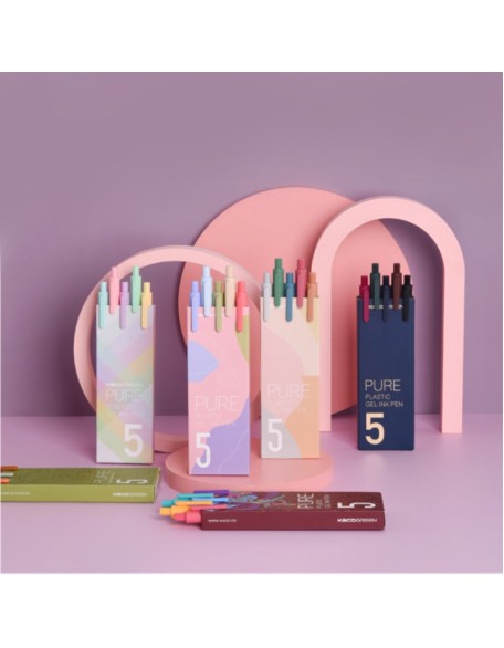 Kaco Cute Retractable Gel Pen Set