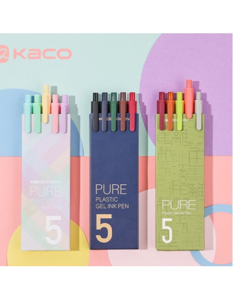 Kaco Cute Retractable Gel Pen Set