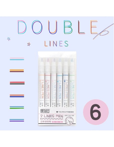 Double Line Pen Set